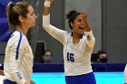 Wheaton Women's Volleyball  Wheaton Women's Volleyball vs Smith College. - Photo by Keith Nordstrom : Wheaton, Volleyball, Smith